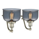 Innovations Lighting Large Bell 2 Light Bath Vanity Light Part Of The Franklin Restoration Collection 515-2W-SN-G73-LED