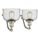 Innovations Lighting Large Bell 2 Light Bath Vanity Light Part Of The Franklin Restoration Collection 515-2W-SN-G74