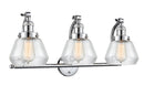 Innovations Lighting Fulton 3-100 watt 28 inch Polished Chrome Clear glass 180 Degree Adjustable Swivels 5153WPCG172