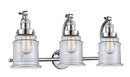 Innovations Lighting Canton 3-100 watt 28 inch Polished Chrome Clear glass 180 Degree Adjustable Swivels 5153WPCG182