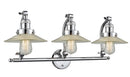 Innovations Lighting Halophane 3-100 watt 28 inch Polished Chrome Halophane glass 180 Degree Adjustable Swivels 5153WPCG2