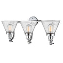 Innovations Lighting Large Cone 3 Light Bath Vanity Light Part Of The Franklin Restoration Collection 515-3W-PC-G44-LED