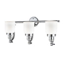 Innovations Lighting Small Bell 3 Light Bath Vanity Light Part Of The Franklin Restoration Collection 515-3W-PC-G51-LED
