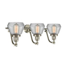 Innovations Lighting Fulton 3 Light Bath Vanity Light Part Of The Franklin Restoration Collection 515-3W-SN-G172-LED