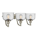 Innovations Lighting Large Bell 3 Light Bath Vanity Light Part Of The Franklin Restoration Collection 515-3W-SN-G74