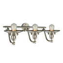 Innovations Lighting Railroad 3 Light Bath Vanity Light Part Of The Franklin Restoration Collection 515-3W-SN-M2