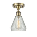 Innovations Lighting Conesus 1 Light Semi-Flush Mount Part Of The Ballston Collection 516-1C-AB-G275
