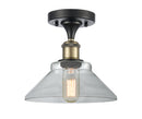 Innovations Lighting Orwell 1 Light Semi-Flush Mount Part Of The Ballston Collection 516-1C-BAB-G132
