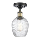 Innovations Lighting Salina 1 Light Semi-Flush Mount Part Of The Ballston Collection 516-1C-BAB-G292-LED