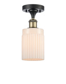 Innovations Lighting Hadley 1 Light Semi-Flush Mount Part Of The Ballston Collection 516-1C-BAB-G341-LED