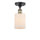 Innovations Lighting Hadley 1 Light Semi-Flush Mount Part Of The Ballston Collection 516-1C-BAB-G341