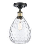Innovations Lighting Large Waverly 1 Light Semi-Flush Mount Part Of The Ballston Collection 516-1C-BAB-G372-LED