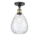Innovations Lighting Large Waverly 1 Light Semi-Flush Mount Part Of The Ballston Collection 516-1C-BAB-G372
