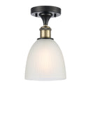 Innovations Lighting Castile 1 Light Semi-Flush Mount Part Of The Ballston Collection 516-1C-BAB-G381-LED