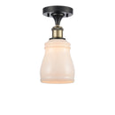 Innovations Lighting Ellery 1 Light Semi-Flush Mount Part Of The Ballston Collection 516-1C-BAB-G391