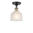 Innovations Lighting Dayton 1 Light Semi-Flush Mount Part Of The Ballston Collection 516-1C-BAB-G411