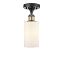 Innovations Lighting Clymer 1 Light Semi-Flush Mount Part Of The Ballston Collection 516-1C-BAB-G801
