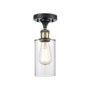 Innovations Lighting Clymer 1 Light Semi-Flush Mount Part Of The Ballston Collection 516-1C-BAB-G802
