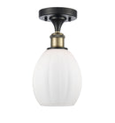 Innovations Lighting Eaton 1 Light Semi-Flush Mount Part Of The Ballston Collection 516-1C-BAB-G81-LED