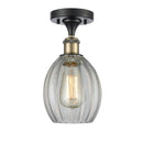 Innovations Lighting Eaton 1 Light Semi-Flush Mount Part Of The Ballston Collection 516-1C-BAB-G82