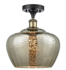 Innovations Lighting Large Fenton 1 Light Semi-Flush Mount Part Of The Ballston Collection 516-1C-BAB-G96-L-LED