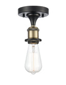 Innovations Lighting Bare Bulb 1 Light Semi-Flush Mount Part Of The Ballston Collection 516-1C-BAB-LED