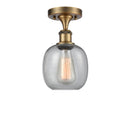 Innovations Lighting Belfast 1 Light Semi-Flush Mount Part Of The Ballston Collection 516-1C-BB-G104