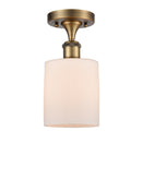 Innovations Lighting Cobbleskill 1 Light Semi-Flush Mount Part Of The Ballston Collection 516-1C-BB-G111-LED