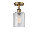 Innovations Lighting Cobbleskill 1 Light Semi-Flush Mount Part Of The Ballston Collection 516-1C-BB-G112