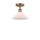 Innovations Lighting Orwell 1 Light Semi-Flush Mount Part Of The Ballston Collection 516-1C-BB-G131