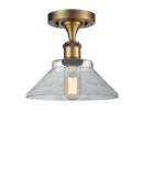 Innovations Lighting Orwell 1 Light Semi-Flush Mount Part Of The Ballston Collection 516-1C-BB-G132-LED