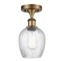 Innovations Lighting Salina 1 Light Semi-Flush Mount Part Of The Ballston Collection 516-1C-BB-G292-LED