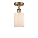 Innovations Lighting Hadley 1 Light Semi-Flush Mount Part Of The Ballston Collection 516-1C-BB-G341
