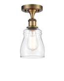 Innovations Lighting Ellery 1 Light Semi-Flush Mount Part Of The Ballston Collection 516-1C-BB-G392-LED