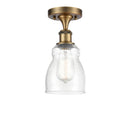 Innovations Lighting Ellery 1 Light Semi-Flush Mount Part Of The Ballston Collection 516-1C-BB-G394