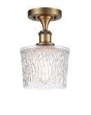 Innovations Lighting Niagra 1 Light Semi-Flush Mount Part Of The Ballston Collection 516-1C-BB-G402-LED