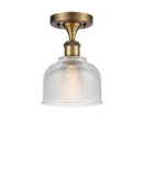 Innovations Lighting Dayton 1 Light Semi-Flush Mount Part Of The Ballston Collection 516-1C-BB-G412-LED