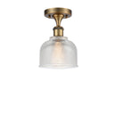 Innovations Lighting Dayton 1 Light Semi-Flush Mount Part Of The Ballston Collection 516-1C-BB-G412