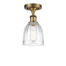 Innovations Lighting Brookfield 1 Light Semi-Flush Mount Part Of The Ballston Collection 516-1C-BB-G442