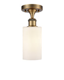 Innovations Lighting Clymer 1 Light Semi-Flush Mount Part Of The Ballston Collection 516-1C-BB-G801-LED