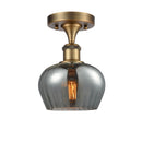 Innovations Lighting Fenton 1 Light Semi-Flush Mount Part Of The Ballston Collection 516-1C-BB-G93