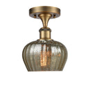 Innovations Lighting Fenton 1 Light Semi-Flush Mount Part Of The Ballston Collection 516-1C-BB-G96