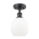 Innovations Lighting Belfast 1 Light Semi-Flush Mount Part Of The Ballston Collection 516-1C-BK-G101