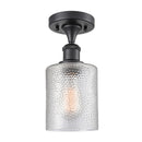 Innovations Lighting Cobbleskill 1 Light Semi-Flush Mount Part Of The Ballston Collection 516-1C-BK-G112