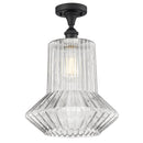 Innovations Lighting Springwater 1 Light Semi-Flush Mount Part Of The Ballston Collection 516-1C-BK-G212