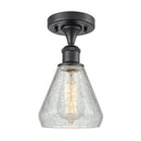 Innovations Lighting Conesus 1 Light Semi-Flush Mount Part Of The Ballston Collection 516-1C-BK-G275