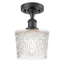 Innovations Lighting Niagra 1 Light Semi-Flush Mount Part Of The Ballston Collection 516-1C-BK-G402