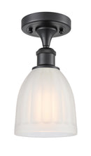 Innovations Lighting Brookfield 1 Light Semi-Flush Mount Part Of The Ballston Collection 516-1C-BK-G441-LED