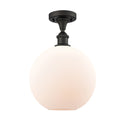 Innovations Lighting Athens 1 Light 10" Semi-Flush Mount 516-1C-OB-G121-10