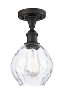 Innovations Lighting Small Waverly 1 Light Semi-Flush Mount Part Of The Ballston Collection 516-1C-OB-G362-LED